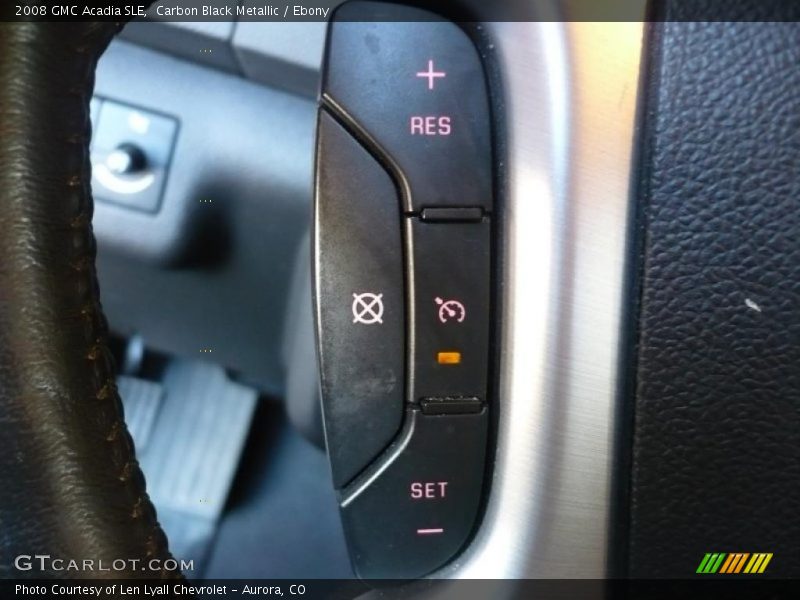 Carbon Black Metallic / Ebony 2008 GMC Acadia SLE