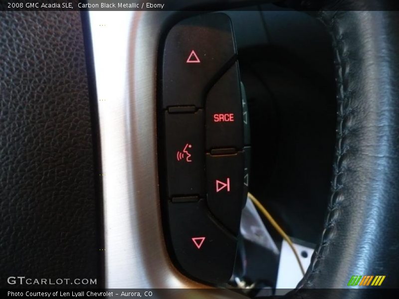 Carbon Black Metallic / Ebony 2008 GMC Acadia SLE