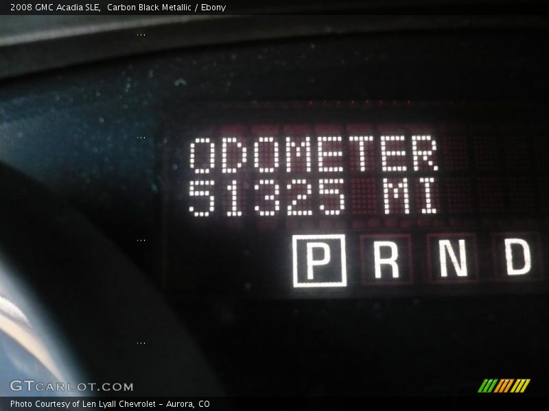 Carbon Black Metallic / Ebony 2008 GMC Acadia SLE
