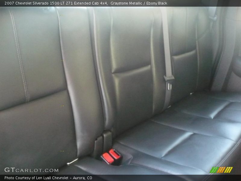 Graystone Metallic / Ebony Black 2007 Chevrolet Silverado 1500 LT Z71 Extended Cab 4x4