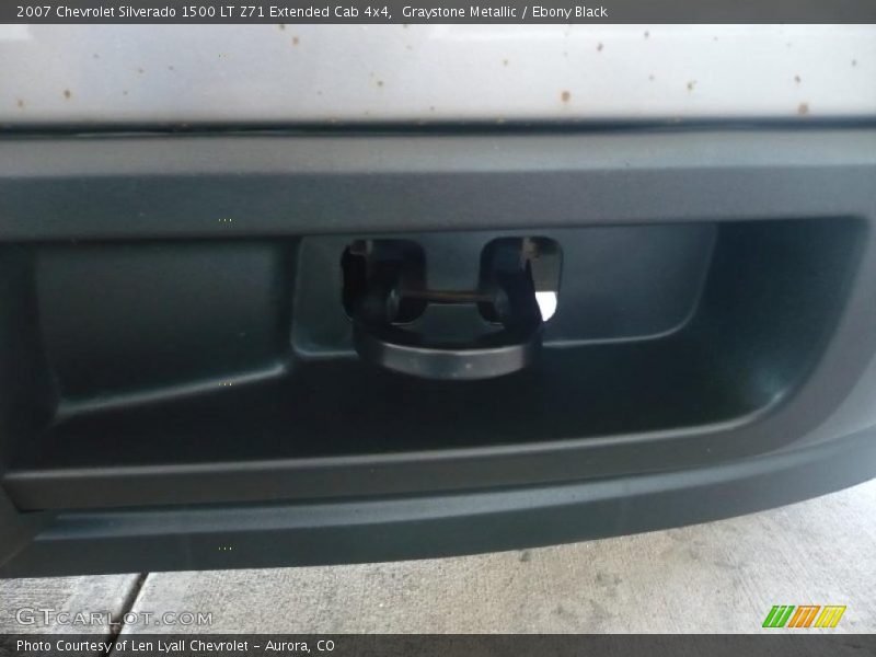 Graystone Metallic / Ebony Black 2007 Chevrolet Silverado 1500 LT Z71 Extended Cab 4x4