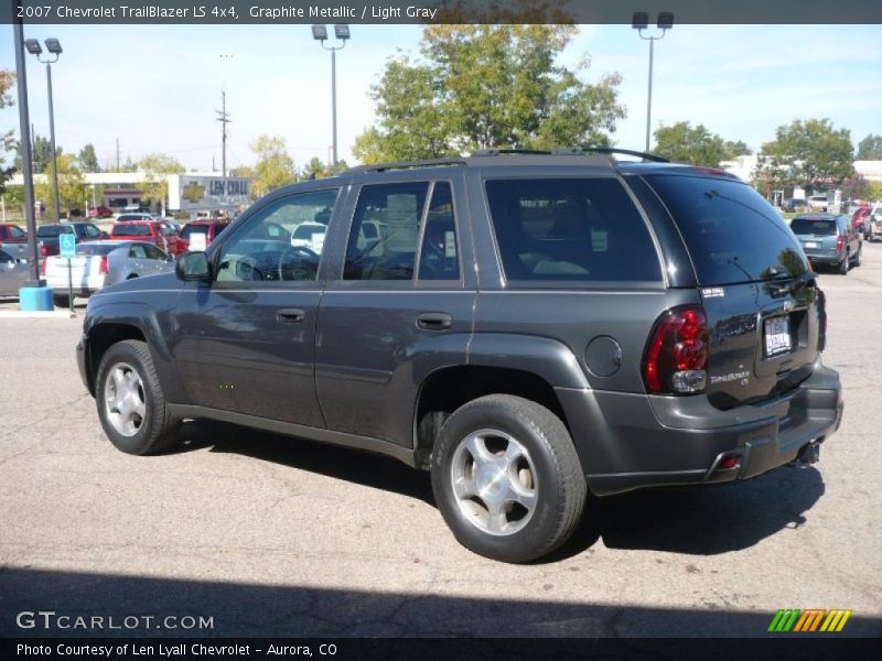 Graphite Metallic / Light Gray 2007 Chevrolet TrailBlazer LS 4x4