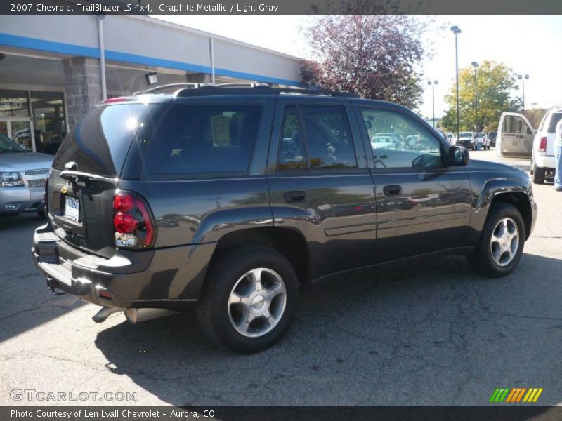 Graphite Metallic / Light Gray 2007 Chevrolet TrailBlazer LS 4x4