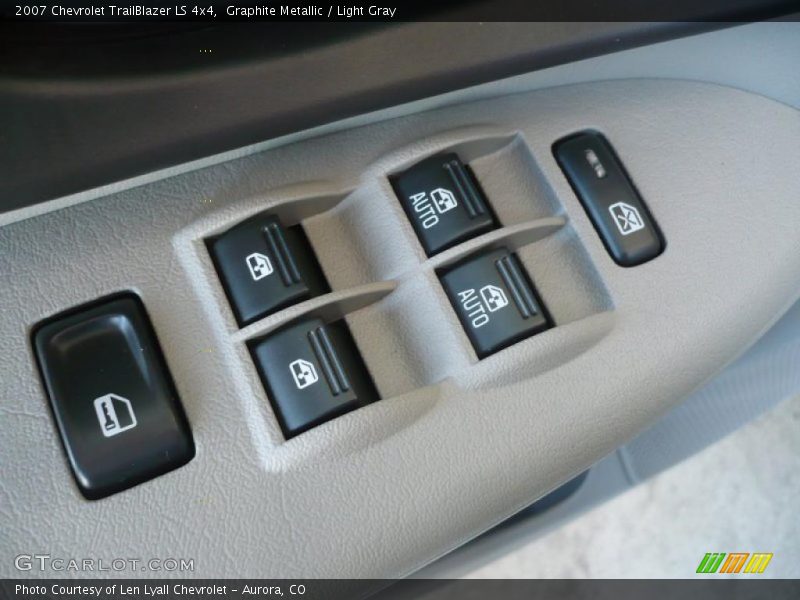 Graphite Metallic / Light Gray 2007 Chevrolet TrailBlazer LS 4x4