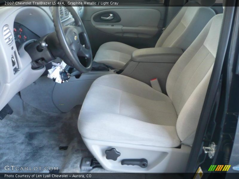 Graphite Metallic / Light Gray 2007 Chevrolet TrailBlazer LS 4x4
