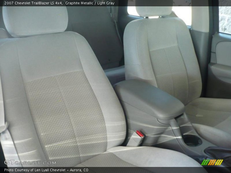 Graphite Metallic / Light Gray 2007 Chevrolet TrailBlazer LS 4x4