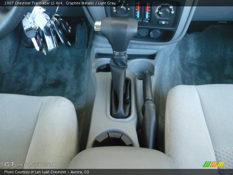 Graphite Metallic / Light Gray 2007 Chevrolet TrailBlazer LS 4x4