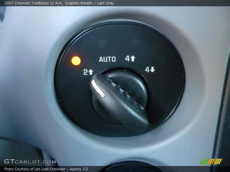 Graphite Metallic / Light Gray 2007 Chevrolet TrailBlazer LS 4x4