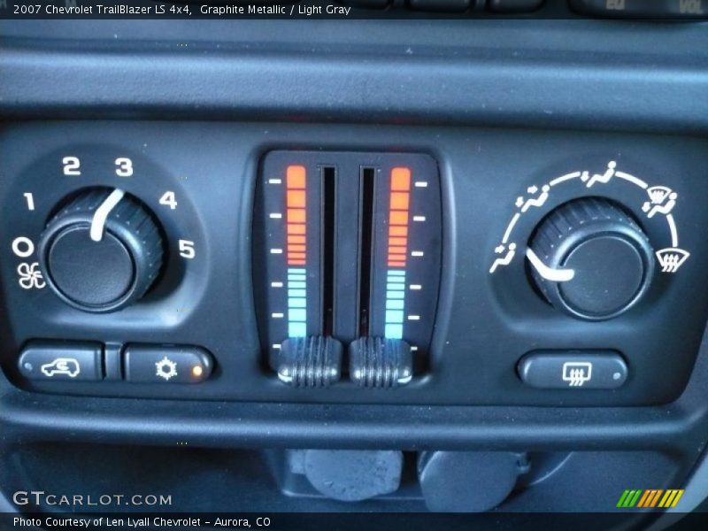 Graphite Metallic / Light Gray 2007 Chevrolet TrailBlazer LS 4x4
