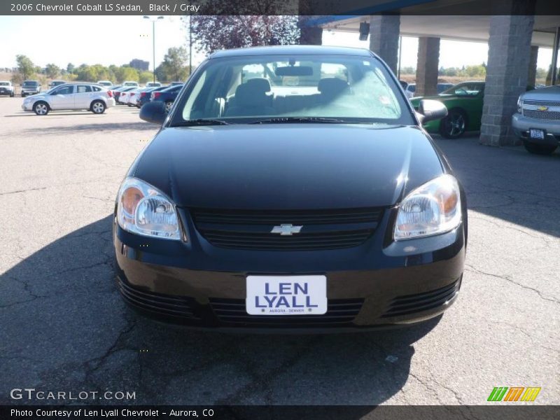 Black / Gray 2006 Chevrolet Cobalt LS Sedan