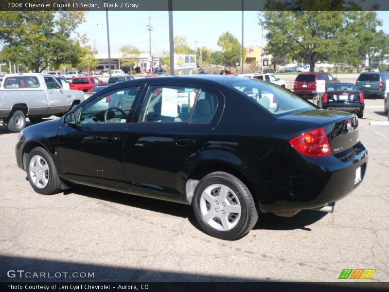Black / Gray 2006 Chevrolet Cobalt LS Sedan
