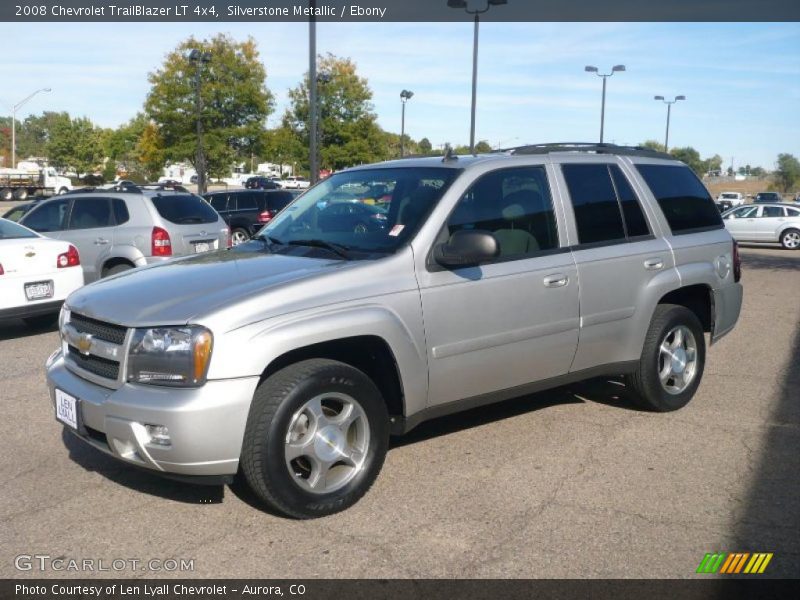 Silverstone Metallic / Ebony 2008 Chevrolet TrailBlazer LT 4x4