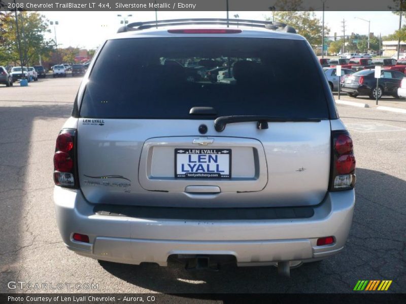 Silverstone Metallic / Ebony 2008 Chevrolet TrailBlazer LT 4x4