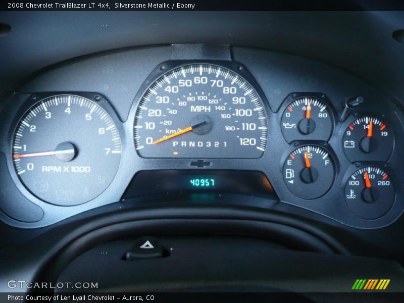 Silverstone Metallic / Ebony 2008 Chevrolet TrailBlazer LT 4x4