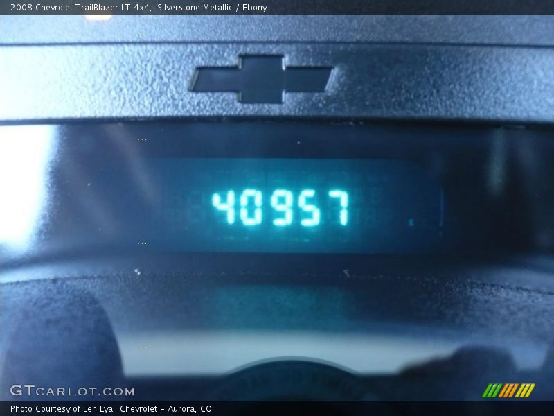 Silverstone Metallic / Ebony 2008 Chevrolet TrailBlazer LT 4x4