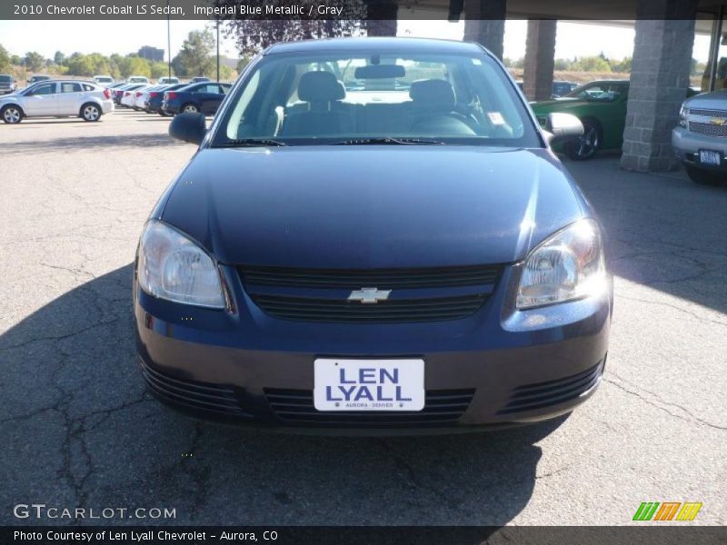 Imperial Blue Metallic / Gray 2010 Chevrolet Cobalt LS Sedan
