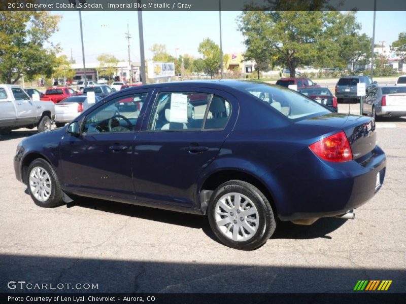 Imperial Blue Metallic / Gray 2010 Chevrolet Cobalt LS Sedan