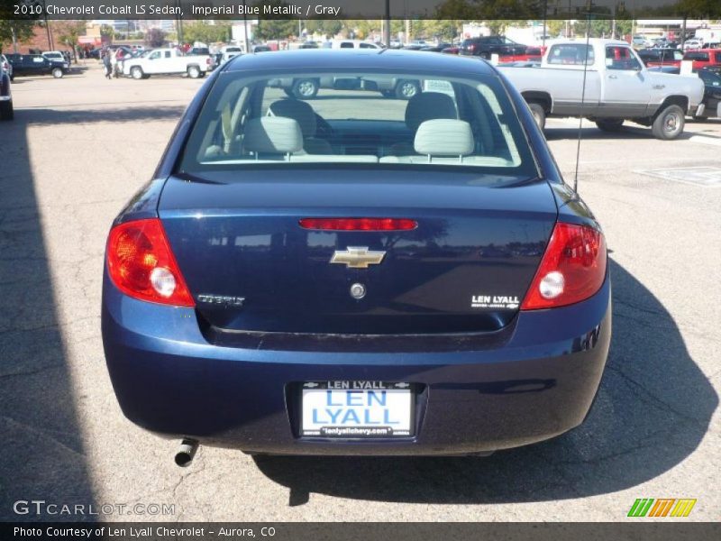 Imperial Blue Metallic / Gray 2010 Chevrolet Cobalt LS Sedan