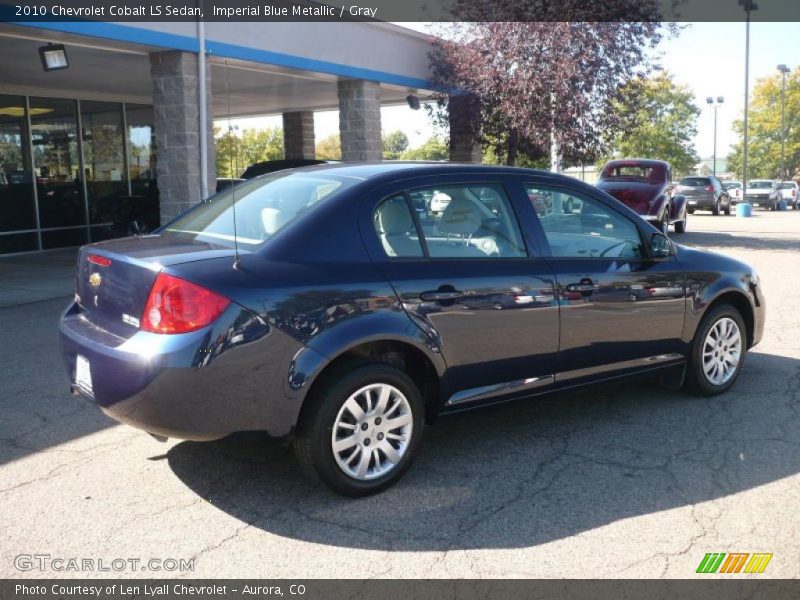 Imperial Blue Metallic / Gray 2010 Chevrolet Cobalt LS Sedan