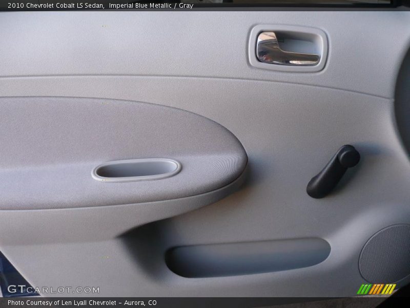 Imperial Blue Metallic / Gray 2010 Chevrolet Cobalt LS Sedan