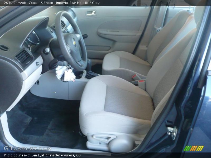 Imperial Blue Metallic / Gray 2010 Chevrolet Cobalt LS Sedan
