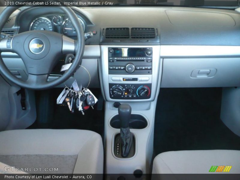 Imperial Blue Metallic / Gray 2010 Chevrolet Cobalt LS Sedan