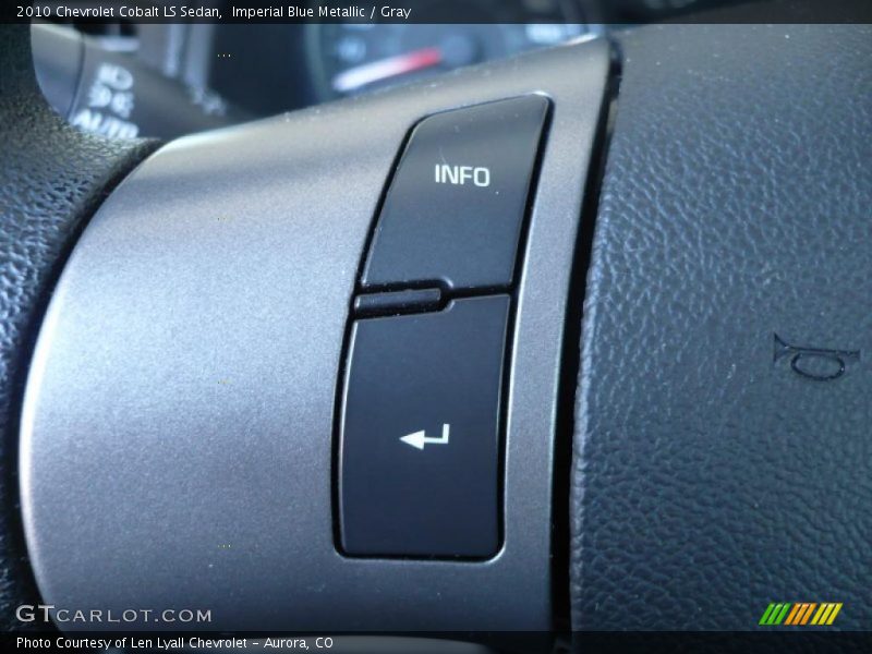 Imperial Blue Metallic / Gray 2010 Chevrolet Cobalt LS Sedan