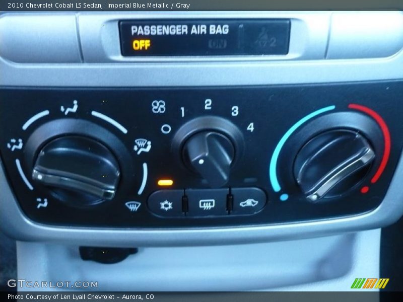 Imperial Blue Metallic / Gray 2010 Chevrolet Cobalt LS Sedan