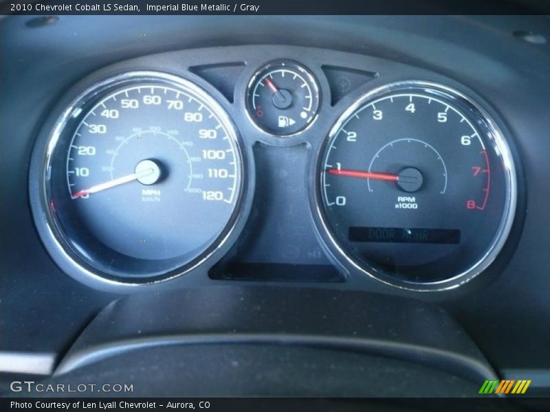Imperial Blue Metallic / Gray 2010 Chevrolet Cobalt LS Sedan