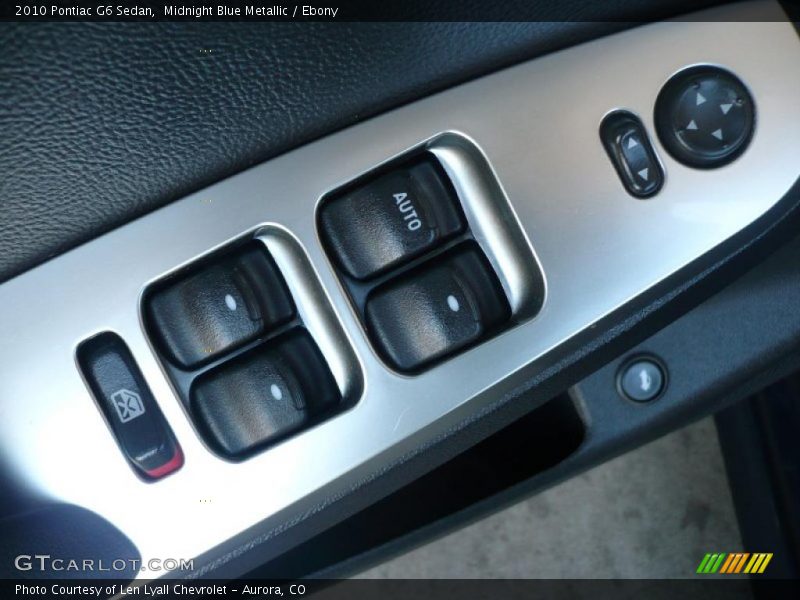 Midnight Blue Metallic / Ebony 2010 Pontiac G6 Sedan