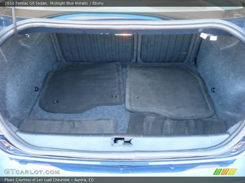 Midnight Blue Metallic / Ebony 2010 Pontiac G6 Sedan