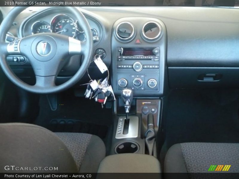 Midnight Blue Metallic / Ebony 2010 Pontiac G6 Sedan