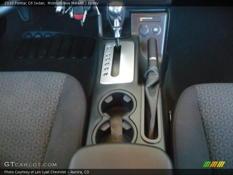 Midnight Blue Metallic / Ebony 2010 Pontiac G6 Sedan