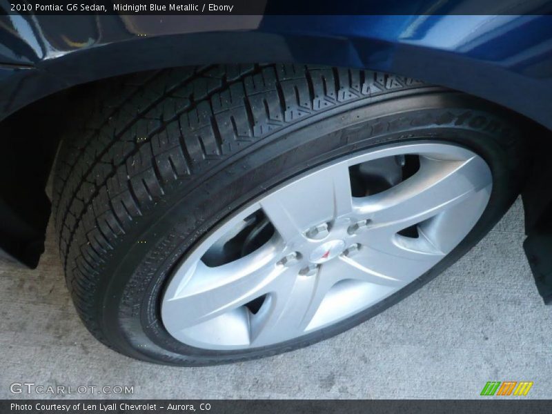 Midnight Blue Metallic / Ebony 2010 Pontiac G6 Sedan
