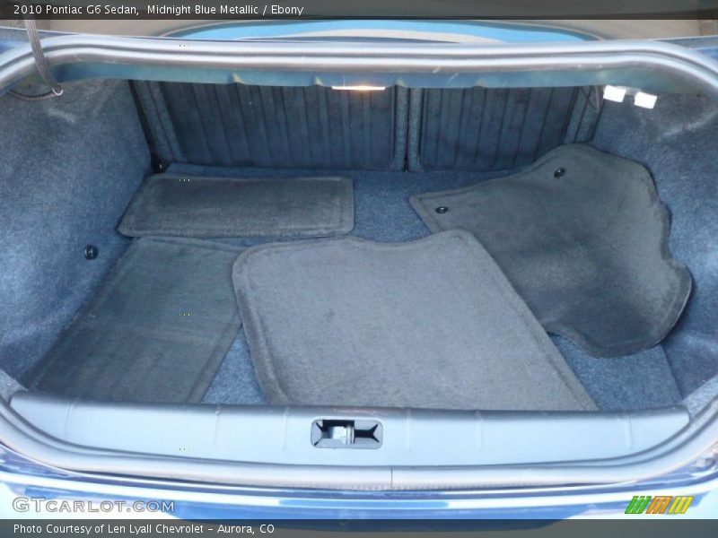 Midnight Blue Metallic / Ebony 2010 Pontiac G6 Sedan