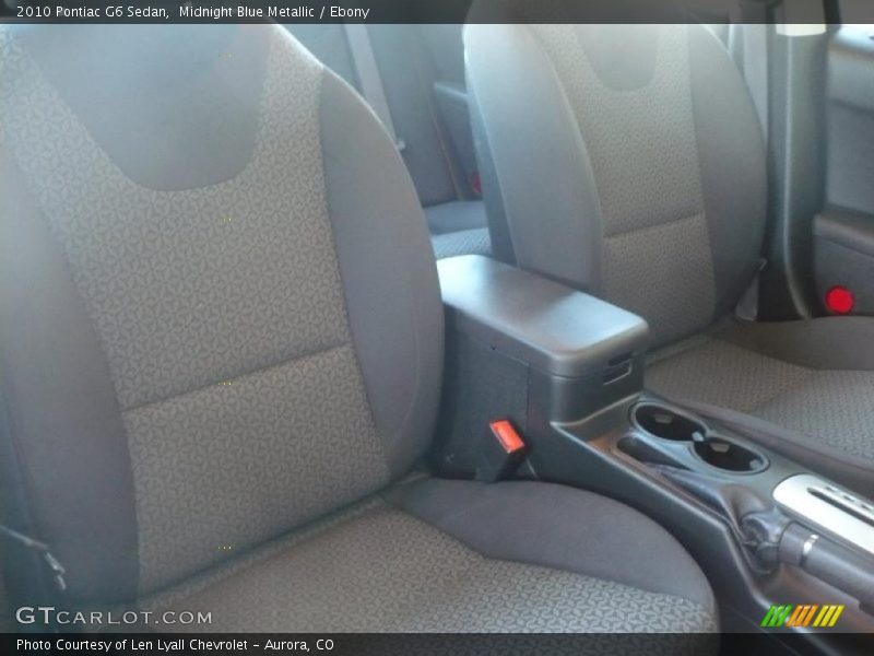 Midnight Blue Metallic / Ebony 2010 Pontiac G6 Sedan