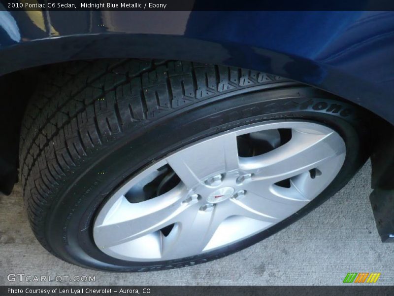 Midnight Blue Metallic / Ebony 2010 Pontiac G6 Sedan