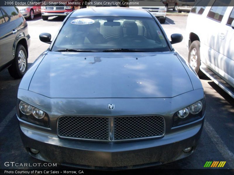 Silver Steel Metallic / Dark Slate Gray/Light Graystone 2006 Dodge Charger SE