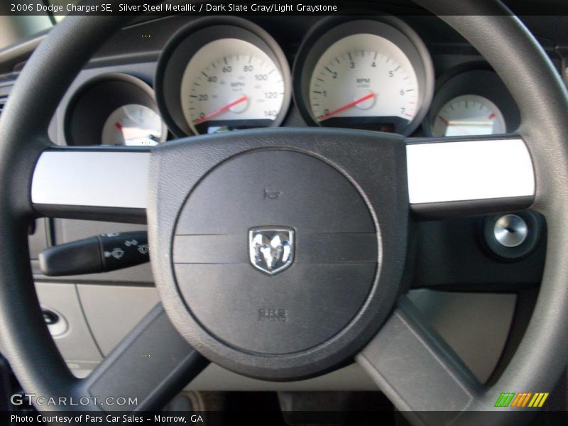 Silver Steel Metallic / Dark Slate Gray/Light Graystone 2006 Dodge Charger SE