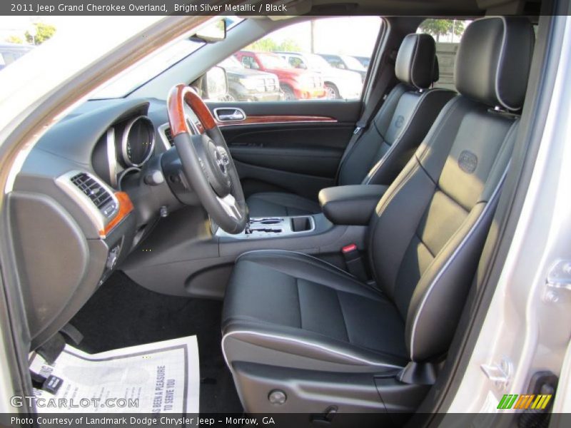  2011 Grand Cherokee Overland Black Interior