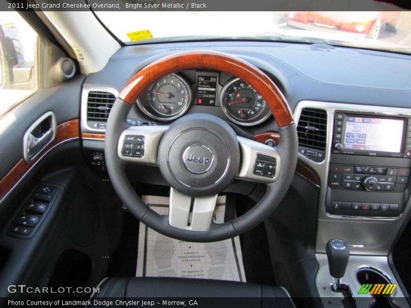 Dashboard of 2011 Grand Cherokee Overland