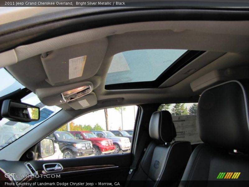  2011 Grand Cherokee Overland Black Interior