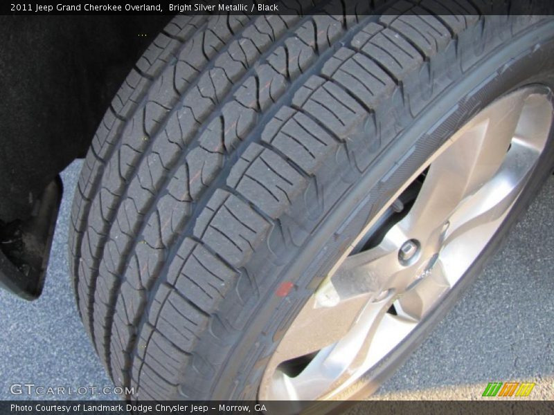 Bright Silver Metallic / Black 2011 Jeep Grand Cherokee Overland