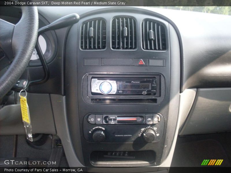 Deep Molten Red Pearl / Medium Slate Gray 2004 Dodge Caravan SXT