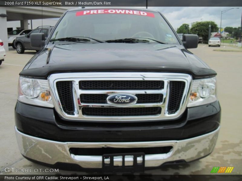 Black / Medium/Dark Flint 2008 Ford F150 XLT SuperCrew