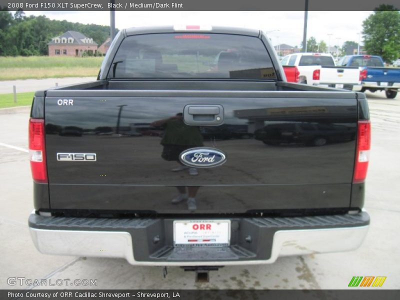 Black / Medium/Dark Flint 2008 Ford F150 XLT SuperCrew