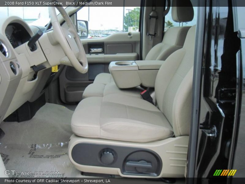 Black / Medium/Dark Flint 2008 Ford F150 XLT SuperCrew