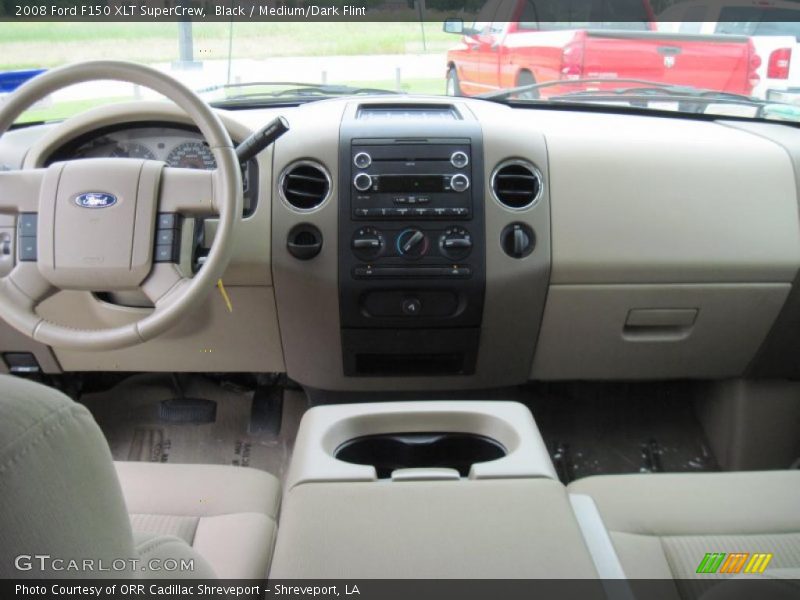 Black / Medium/Dark Flint 2008 Ford F150 XLT SuperCrew