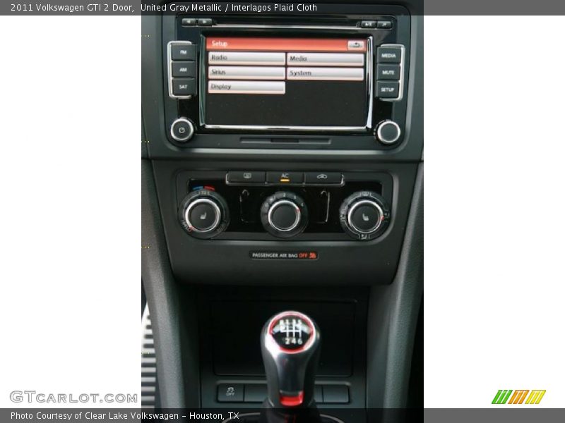 Controls of 2011 GTI 2 Door