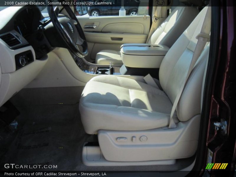 Sonoma Red / Cocoa/Light Cashmere 2008 Cadillac Escalade